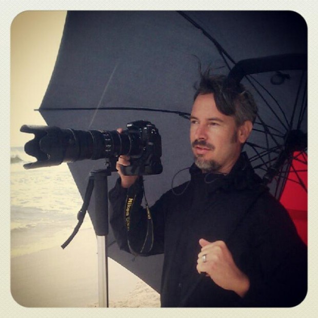 Surf photographer in Panama City Beach, Florida.